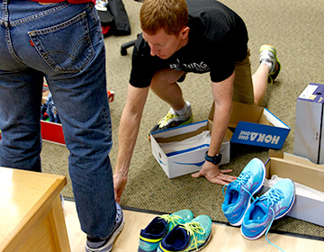 running shoe fitting